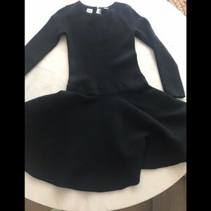 Black sweater dress
